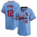 Men's No.12 Erick Fedde St. Louis Cardinals Light Blue Limited Cooperstown Collection Jersey