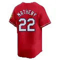 Men's No.22 Mike Matheny St. Louis Cardinals Red Limited 2024 City Connect Jersey