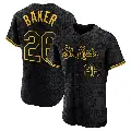 Men's No.26 Luken Baker St. Louis Cardinals Black Authentic Snake Skin City Jersey