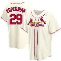 Men's No.29 Matt Koperniak St. Louis Cardinals Cream Replica Alternate Jersey