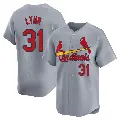 Men's No.31 Lance Lynn St. Louis Cardinals Gray Limited Away Jersey