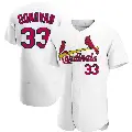 Men's No.33 Brendan Donovan St. Louis Cardinals White Authentic Home Jersey