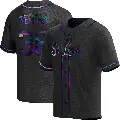 Men's No.38 Ryan Tepera St. Louis Cardinals Black Replica Holographic Alternate Jersey