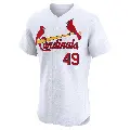 Men's No.49 Matthew Svanson St. Louis Cardinals White Elite Home Jersey