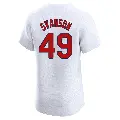 Men's No.49 Matthew Svanson St. Louis Cardinals White Elite Home Jersey