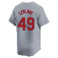 Men's No.49 Wade LeBlanc St. Louis Cardinals Gray Limited Away Jersey