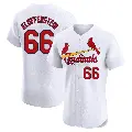 Men's No.66 Adam Kloffenstein St. Louis Cardinals White Elite Home Jersey