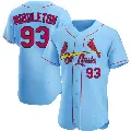 Men's No.93 Keynan Middleton St. Louis Cardinals Light Blue Authentic Alternate Jersey