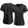 Women's No.13 Matt Carpenter St. Louis Cardinals Black Authentic Pitch Fashion Jersey
