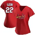 Women's No.22 Michael Siani St. Louis Cardinals Red Replica Alternate Jersey