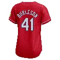 Women's No.41 Alec Burleson St. Louis Cardinals Red Limited 2024 City Connect Jersey