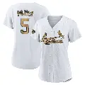 Women's No.5 Albert Pujols St. Louis Cardinals White Game Replica 2022 All-Star Jersey