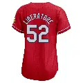 Women's No.52 Matthew Liberatore St. Louis Cardinals Red Limited 2024 City Connect Jersey