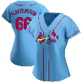 Women's No.66 Adam Kloffenstein St. Louis Cardinals Light Blue Authentic Alternate Jersey