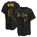 Youth No.0 Masyn Winn St. Louis Cardinals Black Replica Snake Skin City Jersey