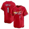 Youth No.1 Ozzie Smith St. Louis Cardinals Red Limited 2024 City Connect Jersey