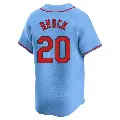 Youth No.20 Lou Brock St. Louis Cardinals Light Blue Limited Alternate Jersey