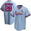Youth No.28 Nolan Arenado St. Louis Cardinals Light Blue Replica Road Cooperstown Collection Jersey