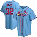 Youth No.32 Steven Matz St. Louis Cardinals Light Blue Replica Alternate Jersey