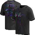 Youth No.39 Miles Mikolas St. Louis Cardinals Black Replica Holographic Alternate Jersey