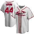 Youth No.44 Kyle Gibson St. Louis Cardinals White Home Cooperstown Collection Jersey
