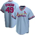 Youth No.49 Matthew Svanson St. Louis Cardinals Light Blue Replica Road Cooperstown Collection Jersey
