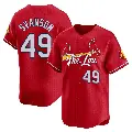 Youth No.49 Matthew Svanson St. Louis Cardinals Red Limited 2024 City Connect Jersey