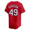 Youth No.49 Matthew Svanson St. Louis Cardinals Red Limited 2024 City Connect Jersey