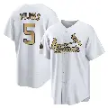 Youth No.5 Albert Pujols St. Louis Cardinals White Game Replica 2022 All-Star Jersey