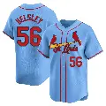 Youth No.56 Ryan Helsley St. Louis Cardinals Light Blue Limited Alternate Jersey
