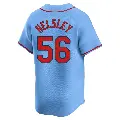Youth No.56 Ryan Helsley St. Louis Cardinals Light Blue Limited Alternate Jersey
