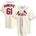 Youth No.61 Sem Robberse St. Louis Cardinals Cream Replica Alternate Jersey