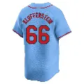 Youth No.66 Adam Kloffenstein St. Louis Cardinals Light Blue Limited Alternate Jersey